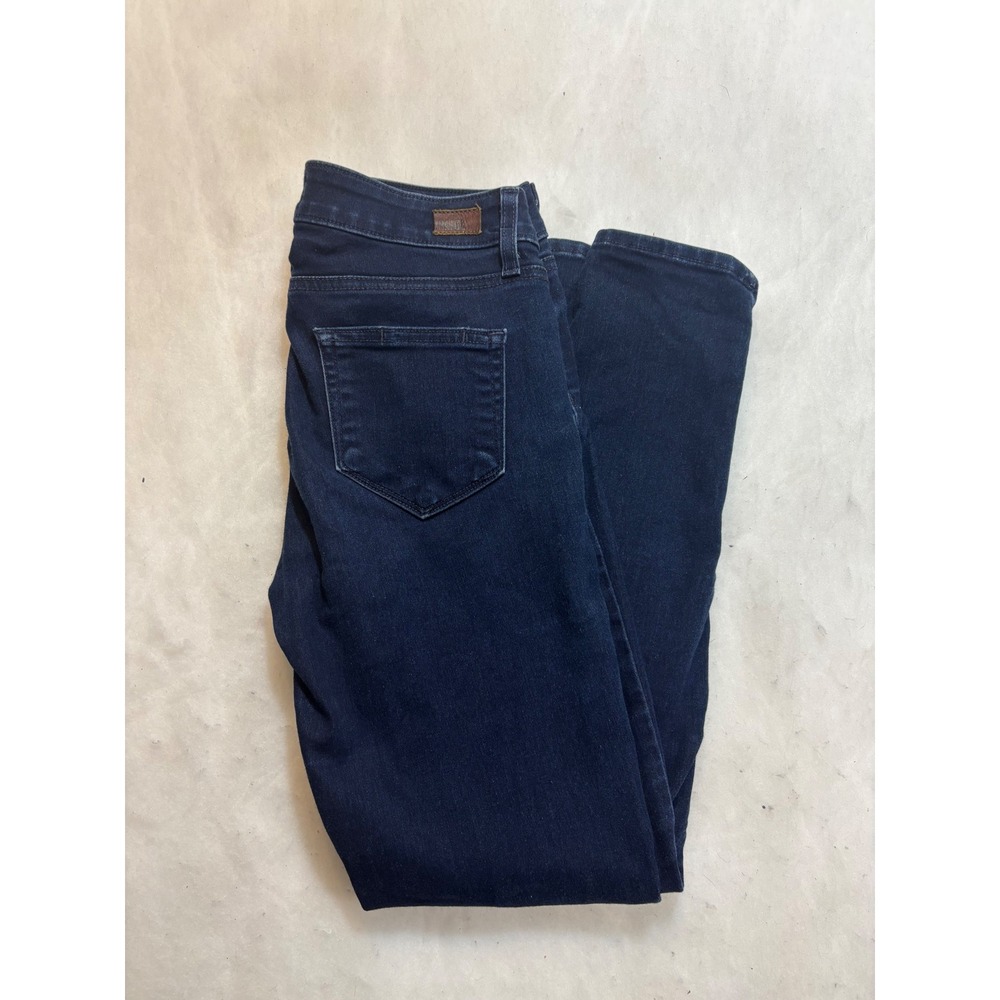 PAIGE Verdugo Ankle Zip Jeans Dark Wash Skinny Leg Stretch Women's‎ Size 26